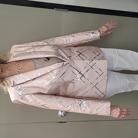Escada Pink & Silver Jacket Size    10 12 - Picture 3 of 6